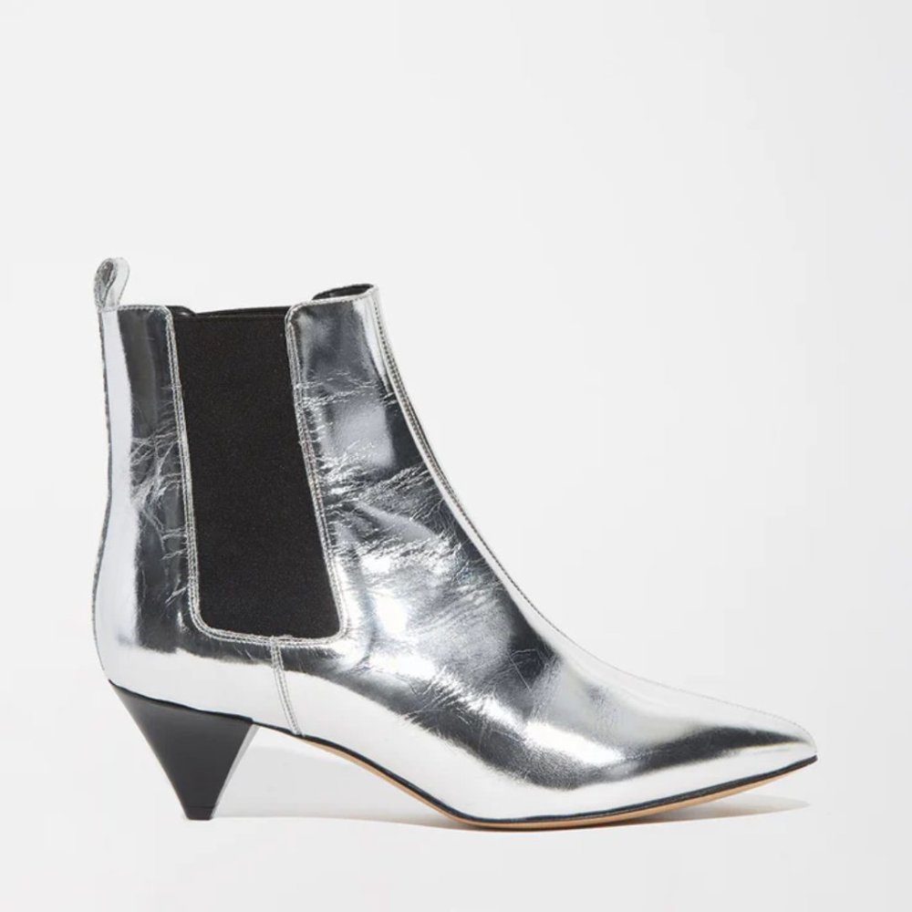 ISABEL MARANT Dawell Pointed Toe Ankle Boots - Picture 3 of 15